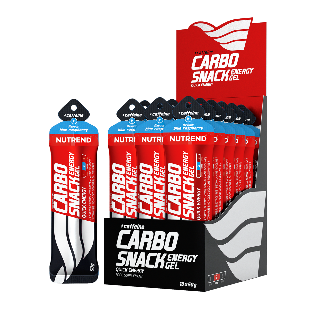 Carbo Snack Energy Gel avec Caféine