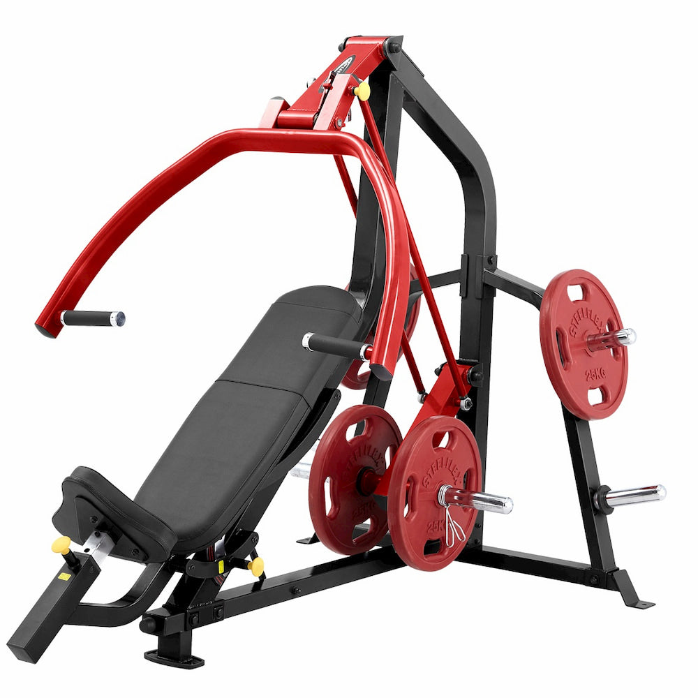 Dual Plate Load - Chest press / Shoulder press STEELFLEX - FitnessBoutique