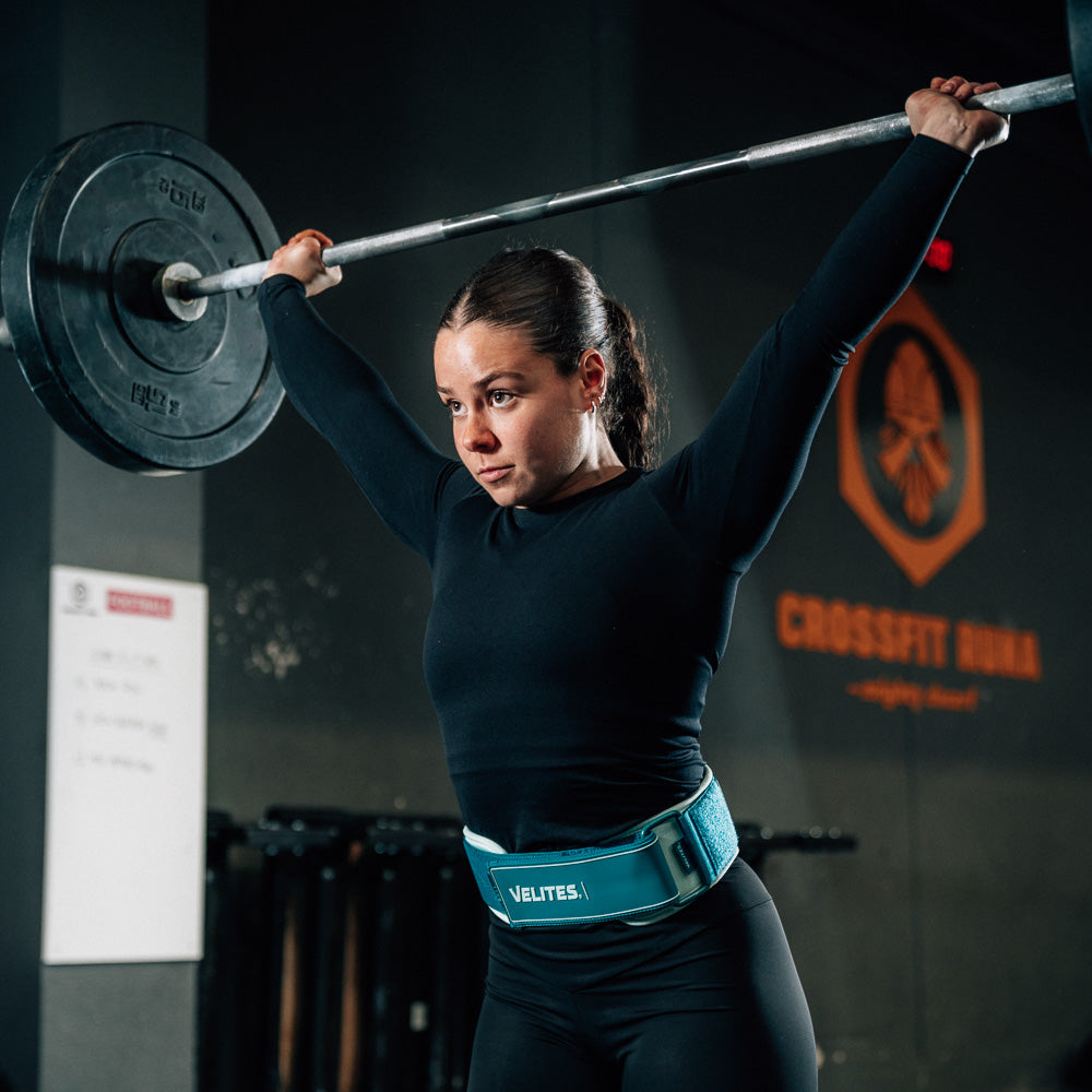 Ceinture Haltérophilie Bleue Taille L