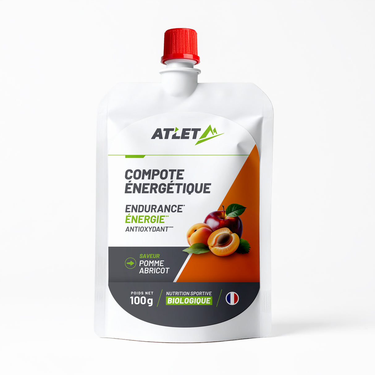 Compote Energétique Pomme Abricot Bio