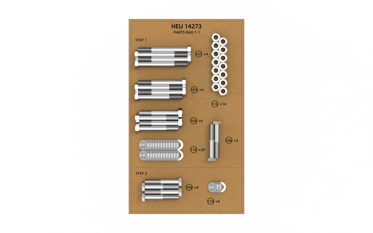 Kit de visserie 7-1