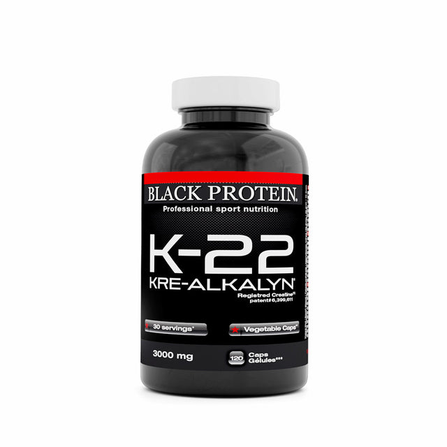 K 22 Kre Alkalyn BLACK-PROTEIN - FitnessBoutique