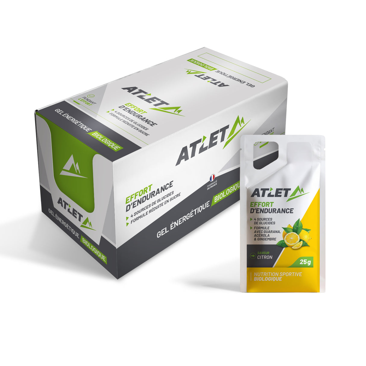 Pack de 45 Gels Energétiques Citron Bio