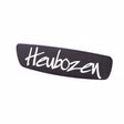 Plaque aluminium logo du capot moteur HEUBOZEN - FitnessBoutique