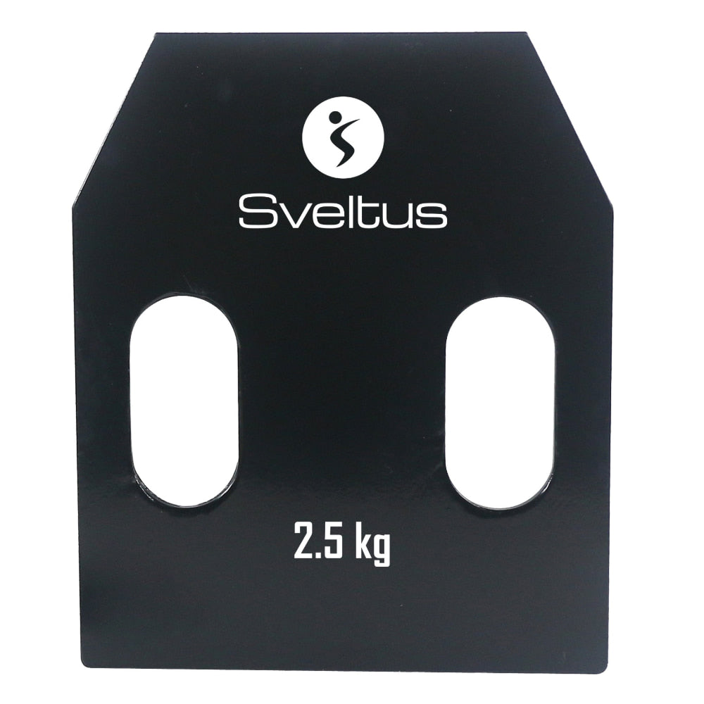 Plaques en Acier avec poignées (la paire) SVELTUS - FitnessBoutique