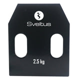 Plaques en Acier avec poignées (la paire) SVELTUS - FitnessBoutique