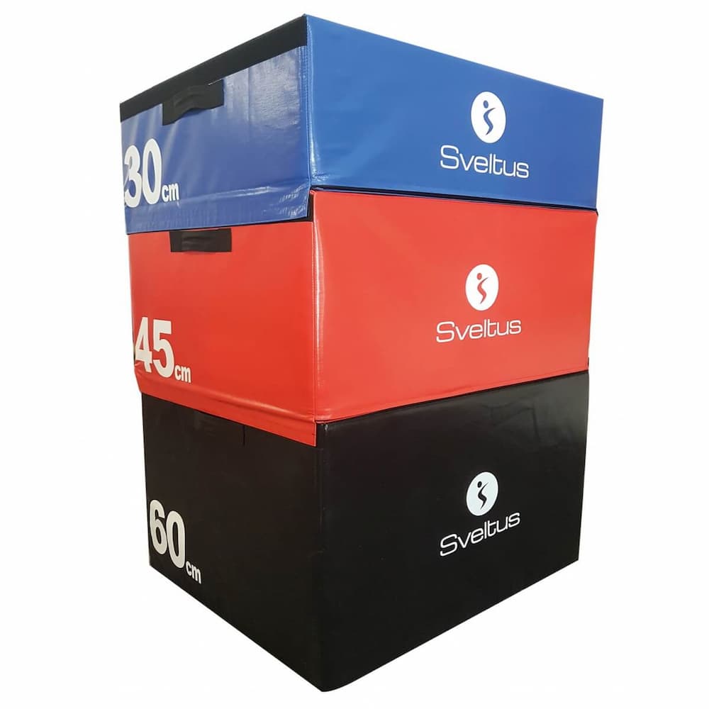 Set de 3 plyobox mousse 30/45/60 cm SVELTUS - FitnessBoutique