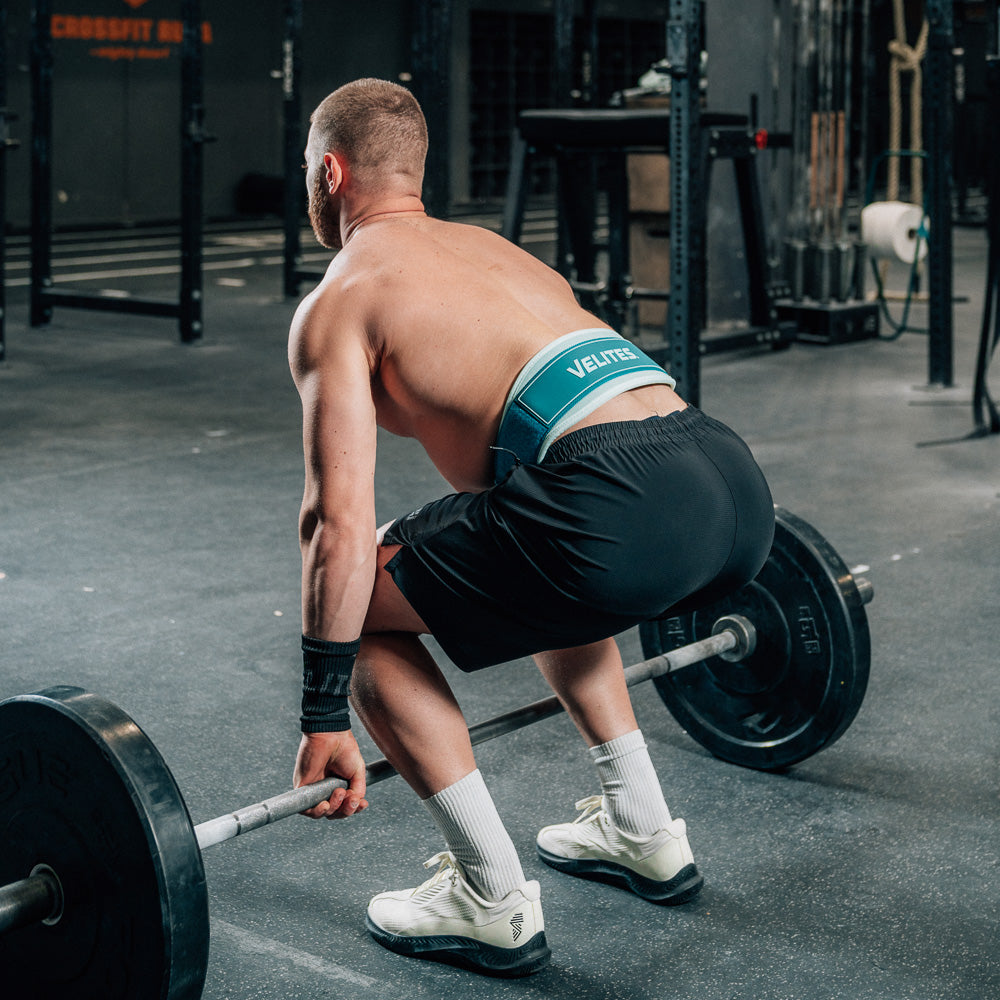 Ceinture Haltérophilie Bleue Taille M