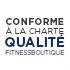 Conforme à la Charte Qualité FitnessBoutique