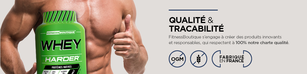 Charte Qualité Nutrition de nos Produits FitnessBoutique